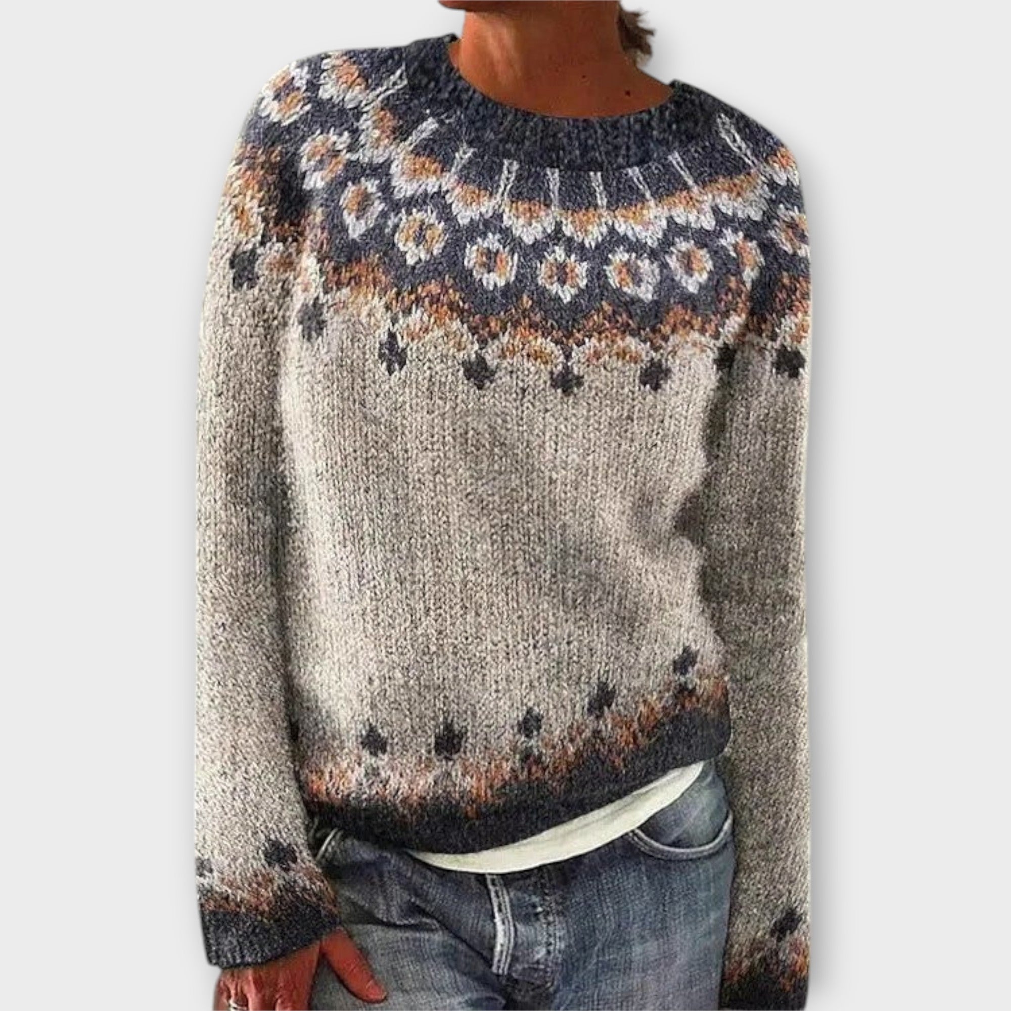 Mireia – Suéter Estilo Vintage Cálido y Chic