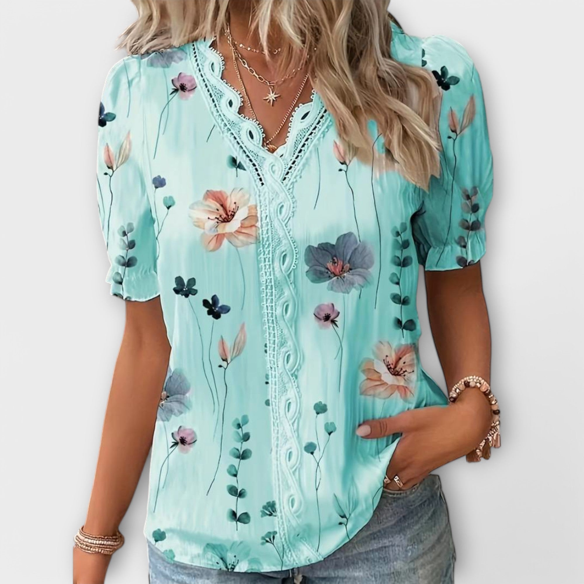 Aitana – Blusa Toque Fresco y Elegante