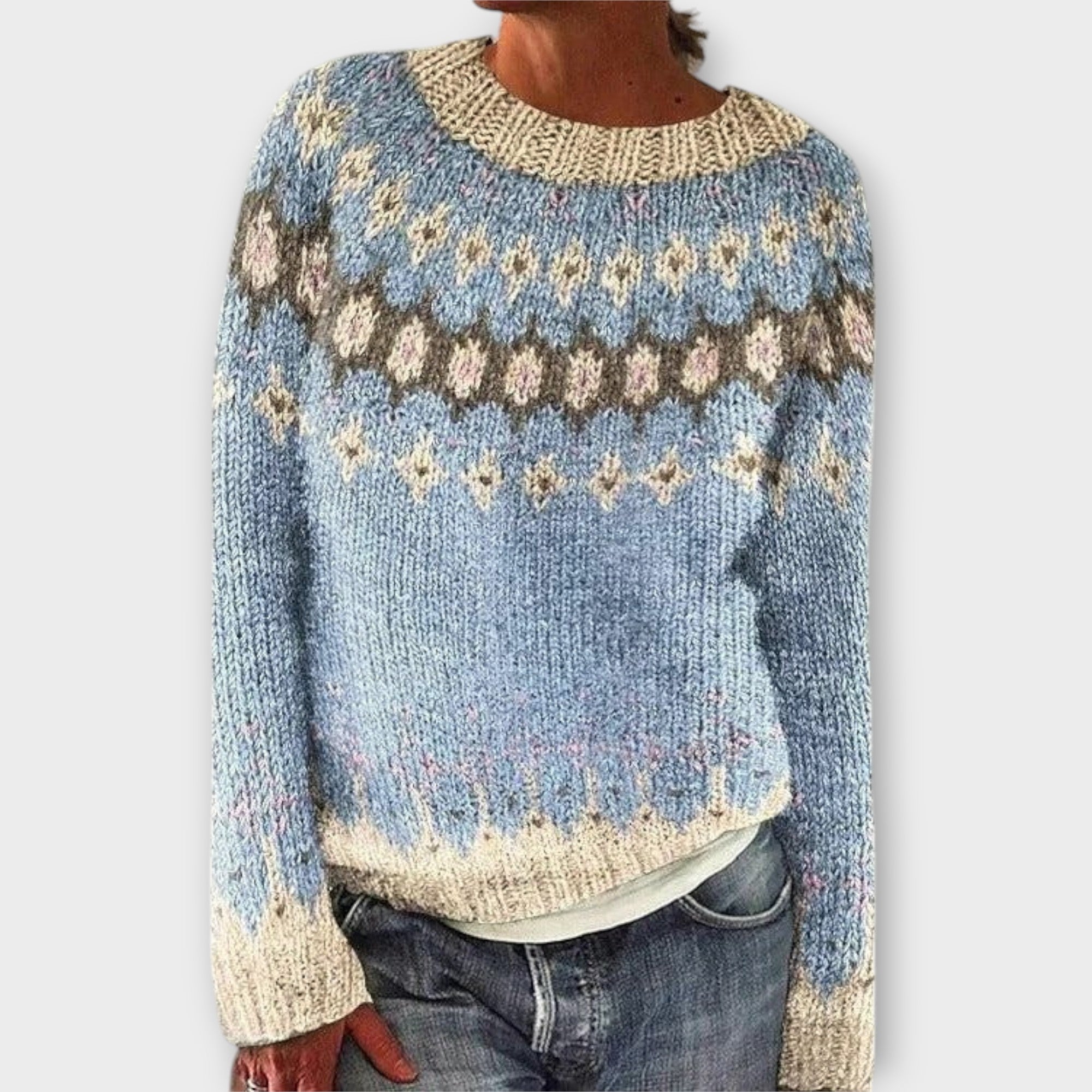 Mireia – Suéter Estilo Vintage Cálido y Chic