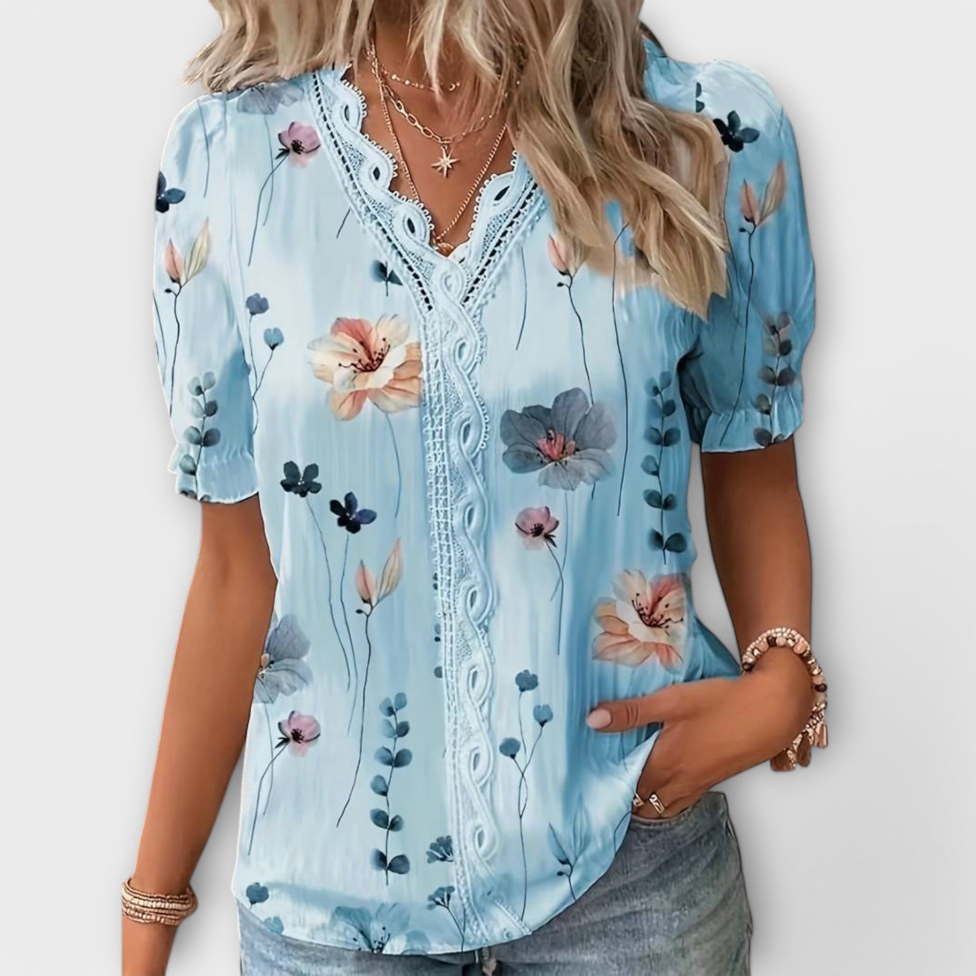 Aitana – Blusa Toque Fresco y Elegante