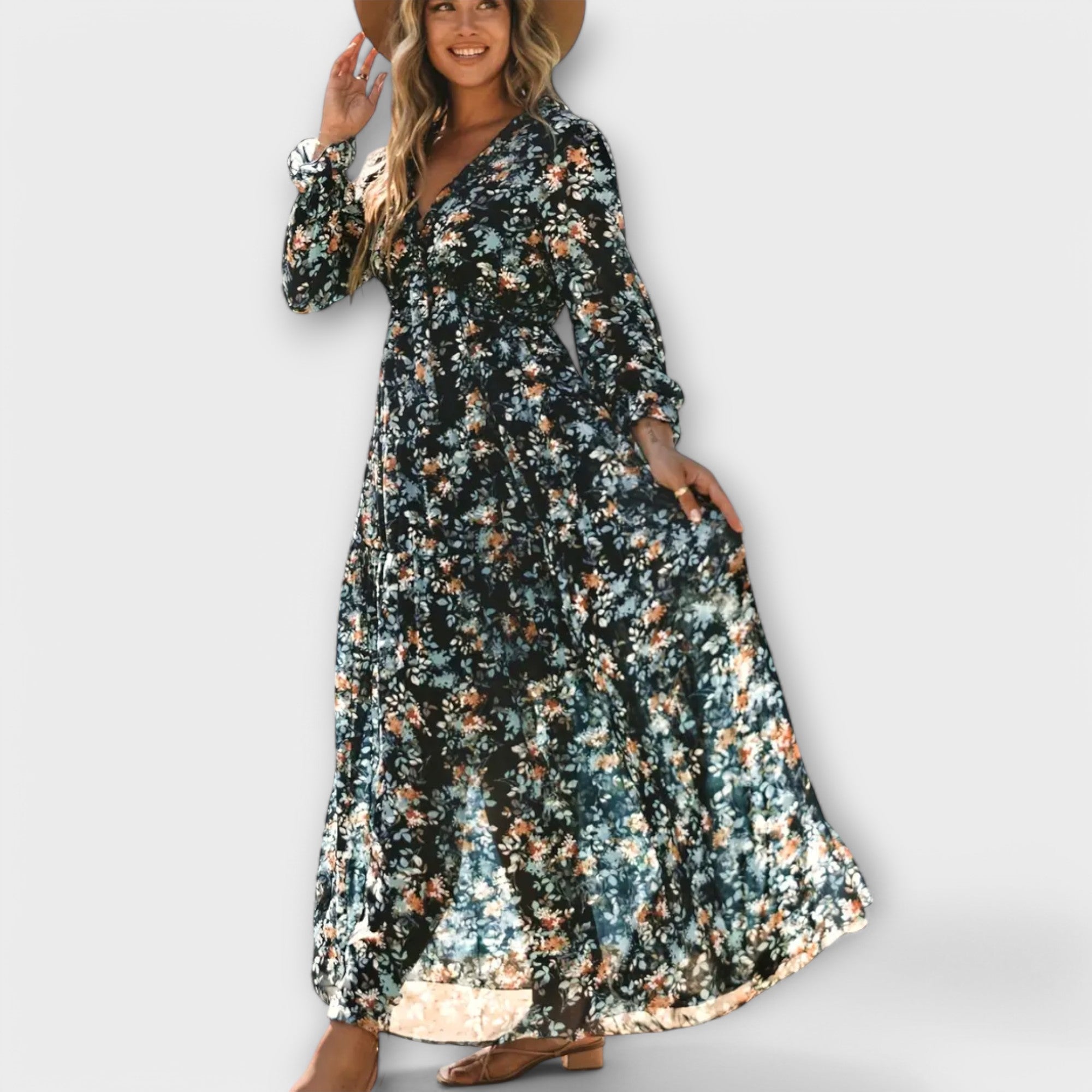 Alicia – Vestido Elegancia Floral