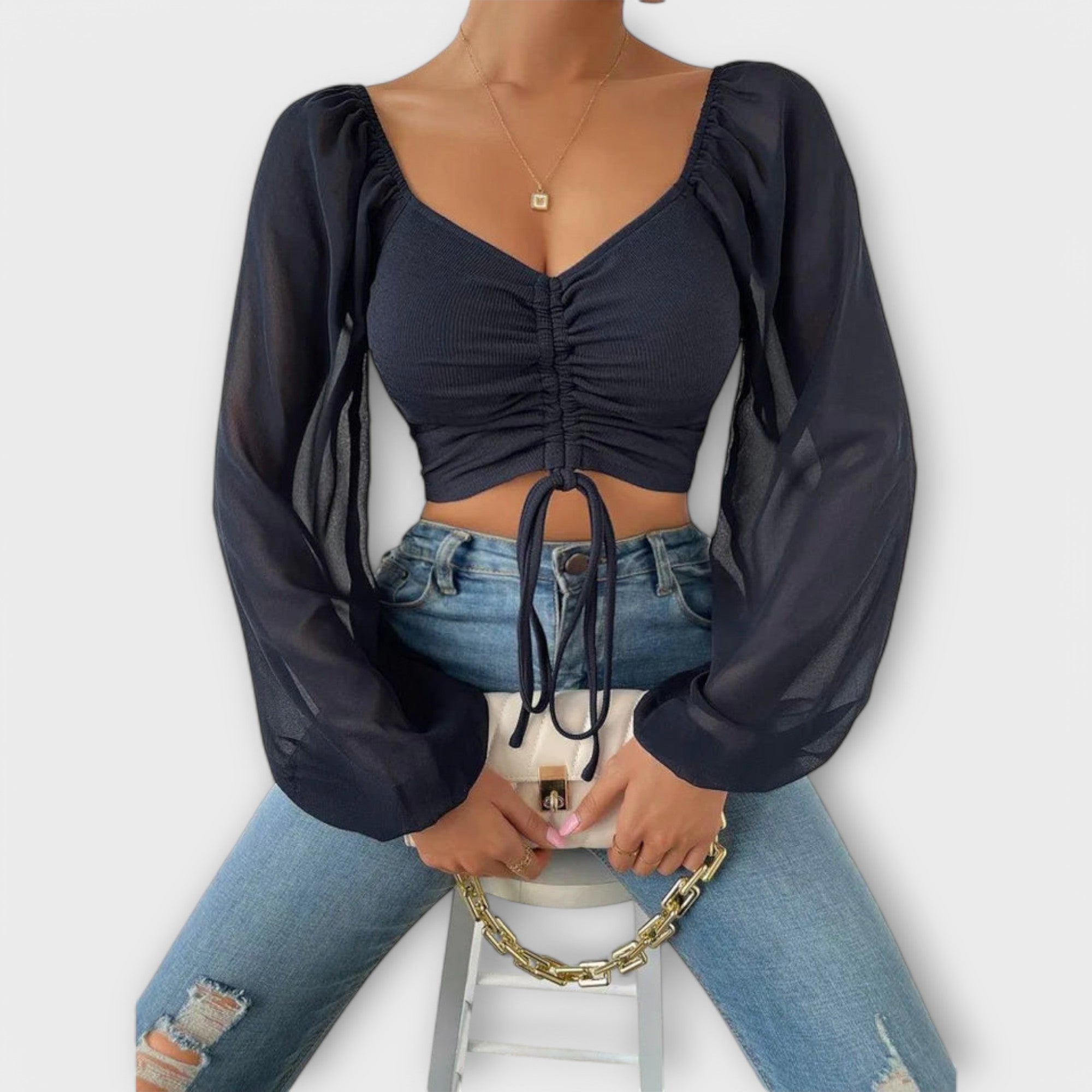 Ariadna – Blusa Estilo Sofisticado