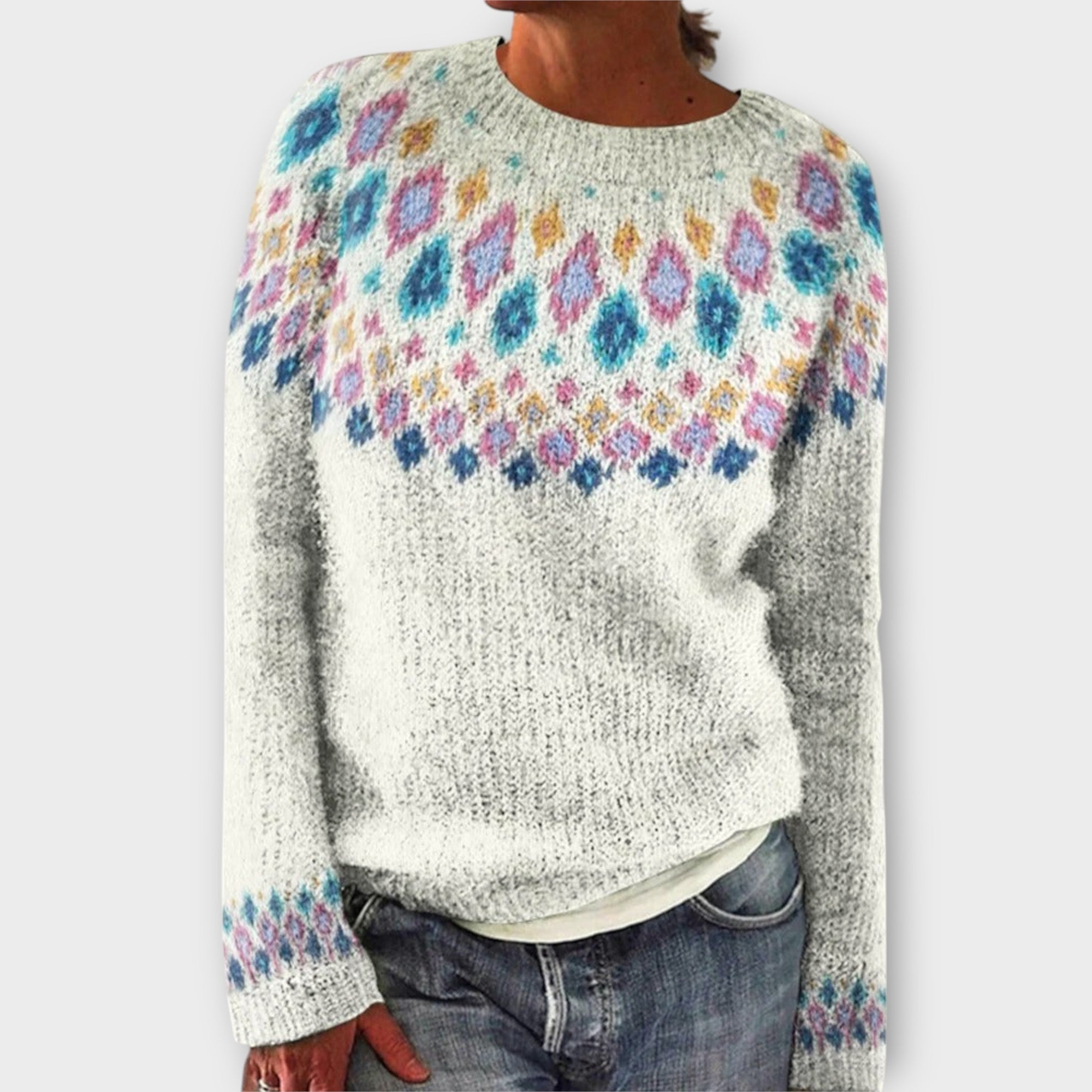 Mireia – Suéter Estilo Vintage Cálido y Chic