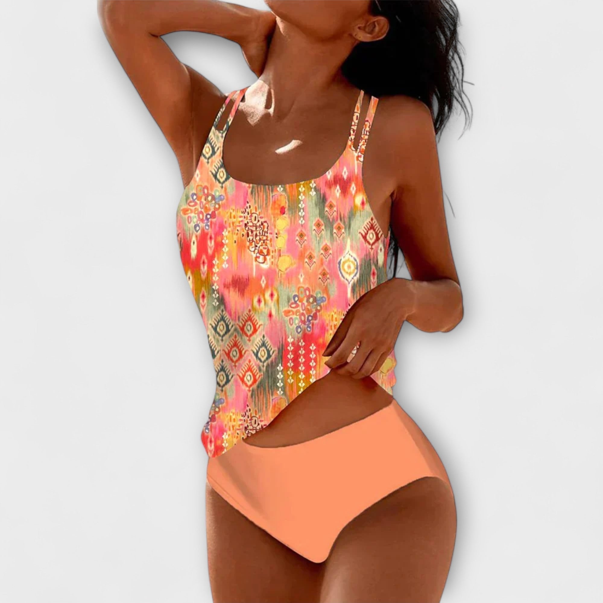 Lina – Conjunto Elegancia en Colores Vibrantes