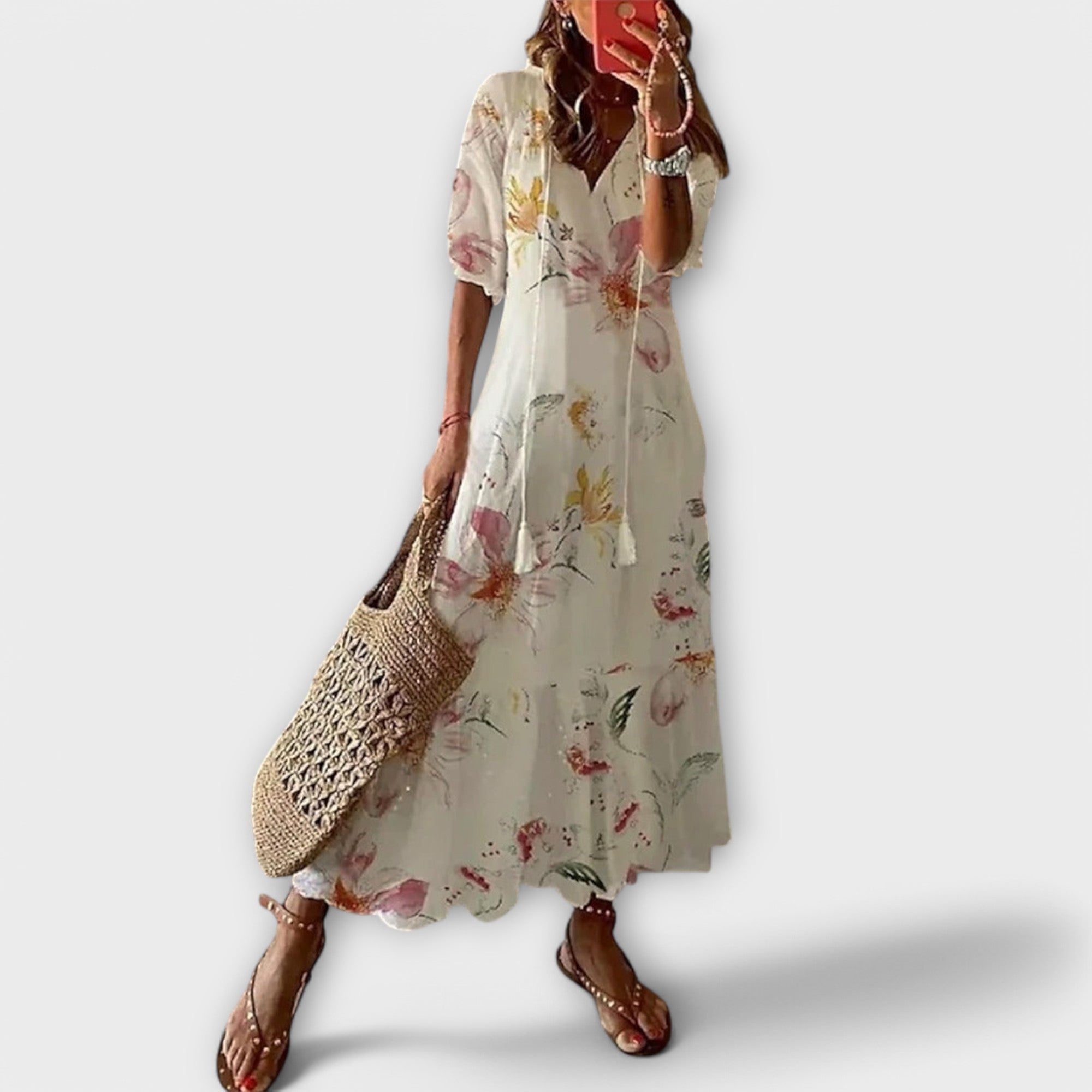 Paloma – Vestido Brillo de Verano