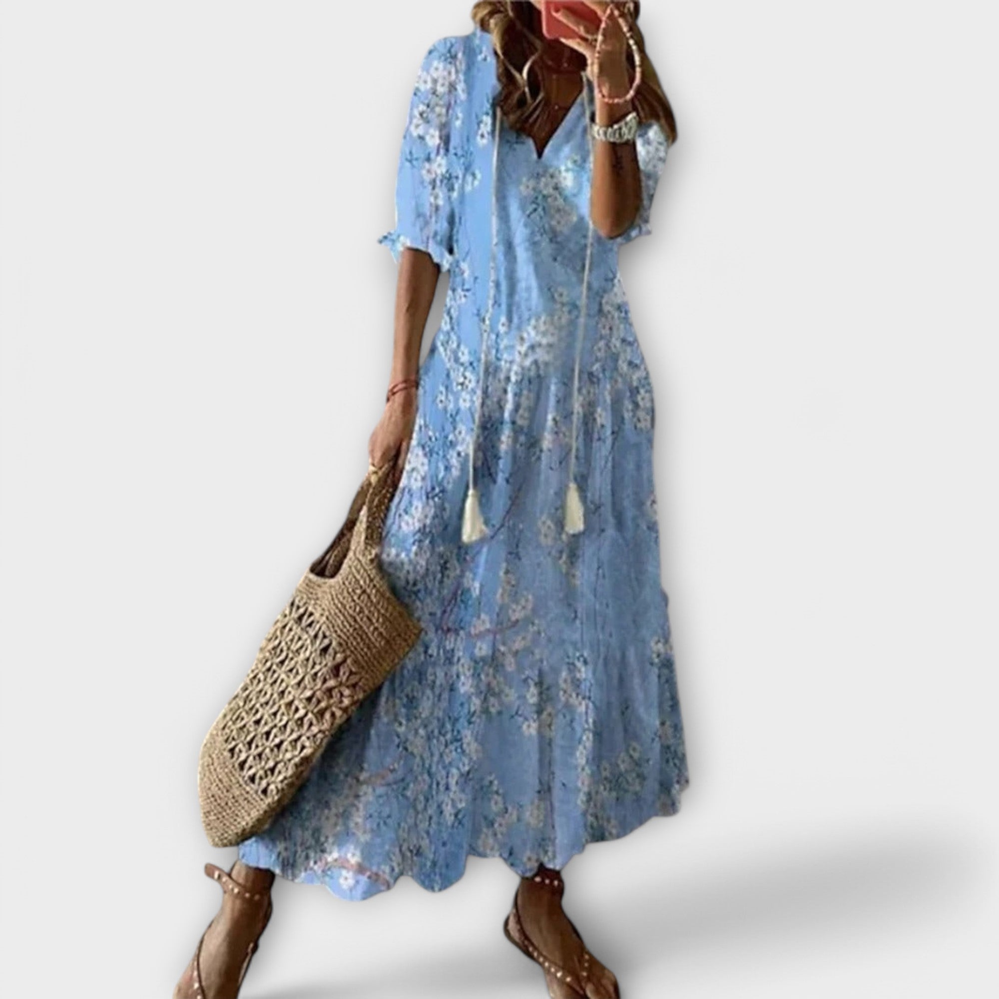 Paloma – Vestido Brillo de Verano