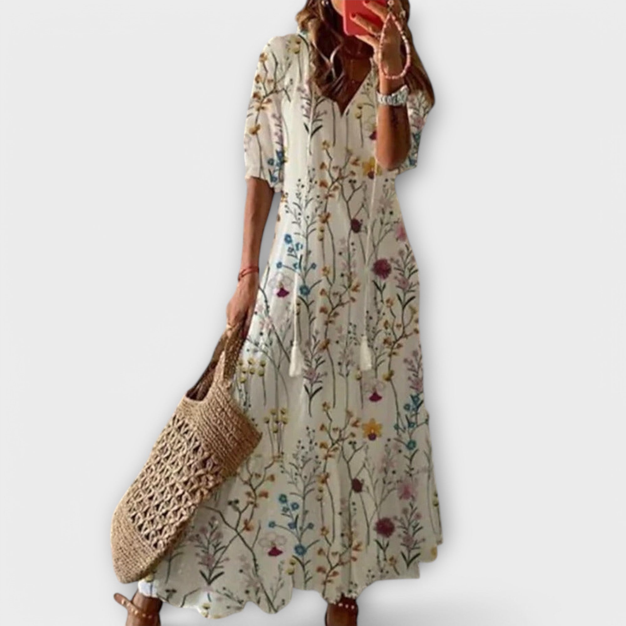 Paloma – Vestido Brillo de Verano