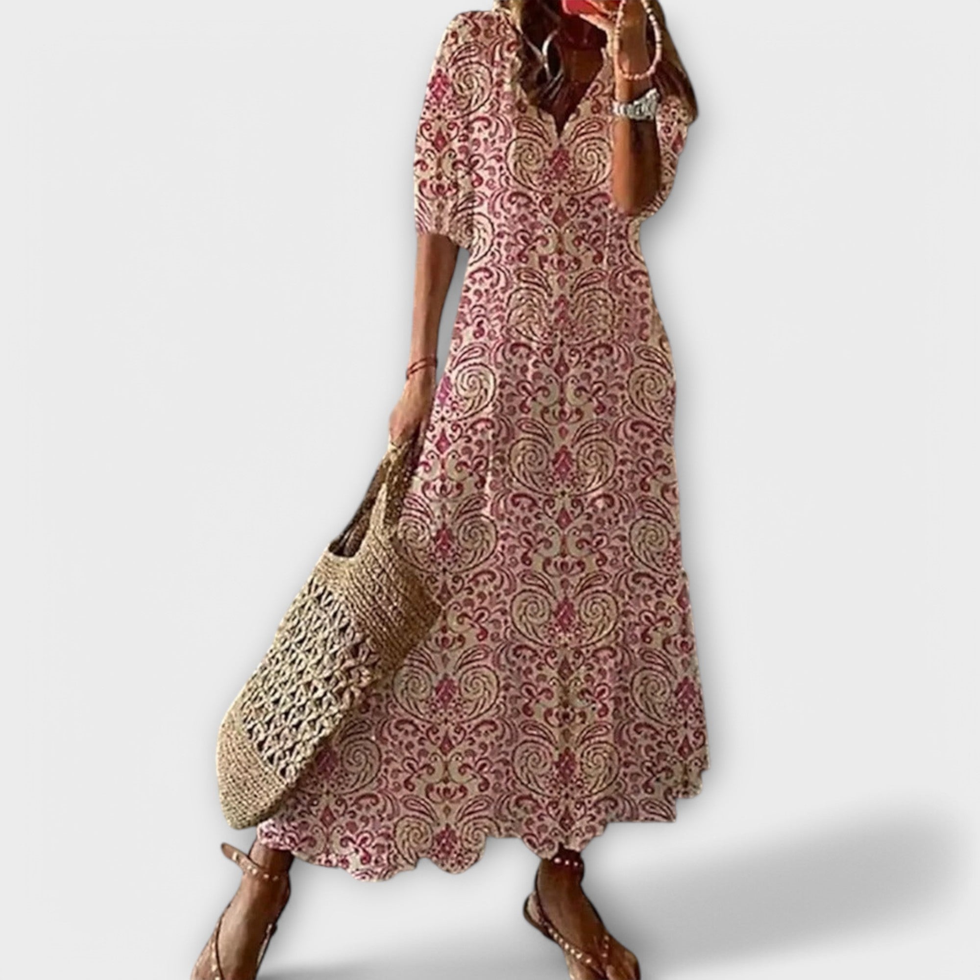 Paloma – Vestido Brillo de Verano