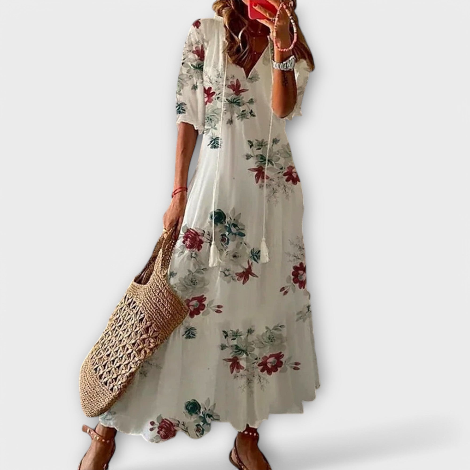 Paloma – Vestido Brillo de Verano